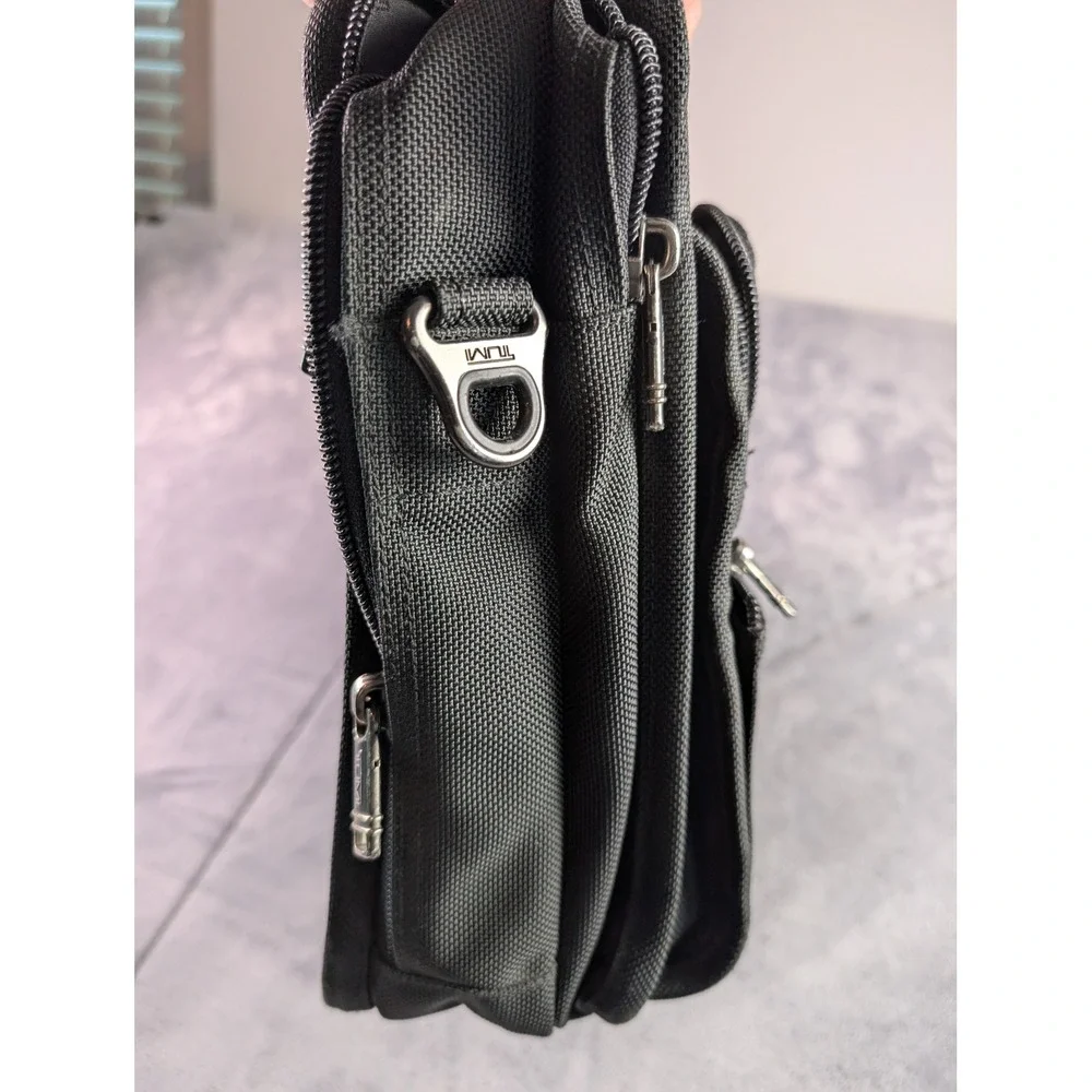 Tumi Alpha Essential Briefcase Laptop Cabin Bag Expandable For Clothes 26130D4
